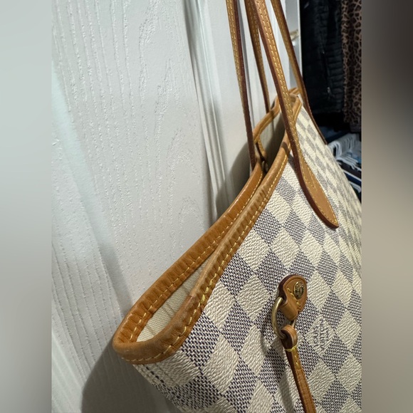 LOUIS VUITTON Damier Azur Neverfull MM - Picture 6 of 16